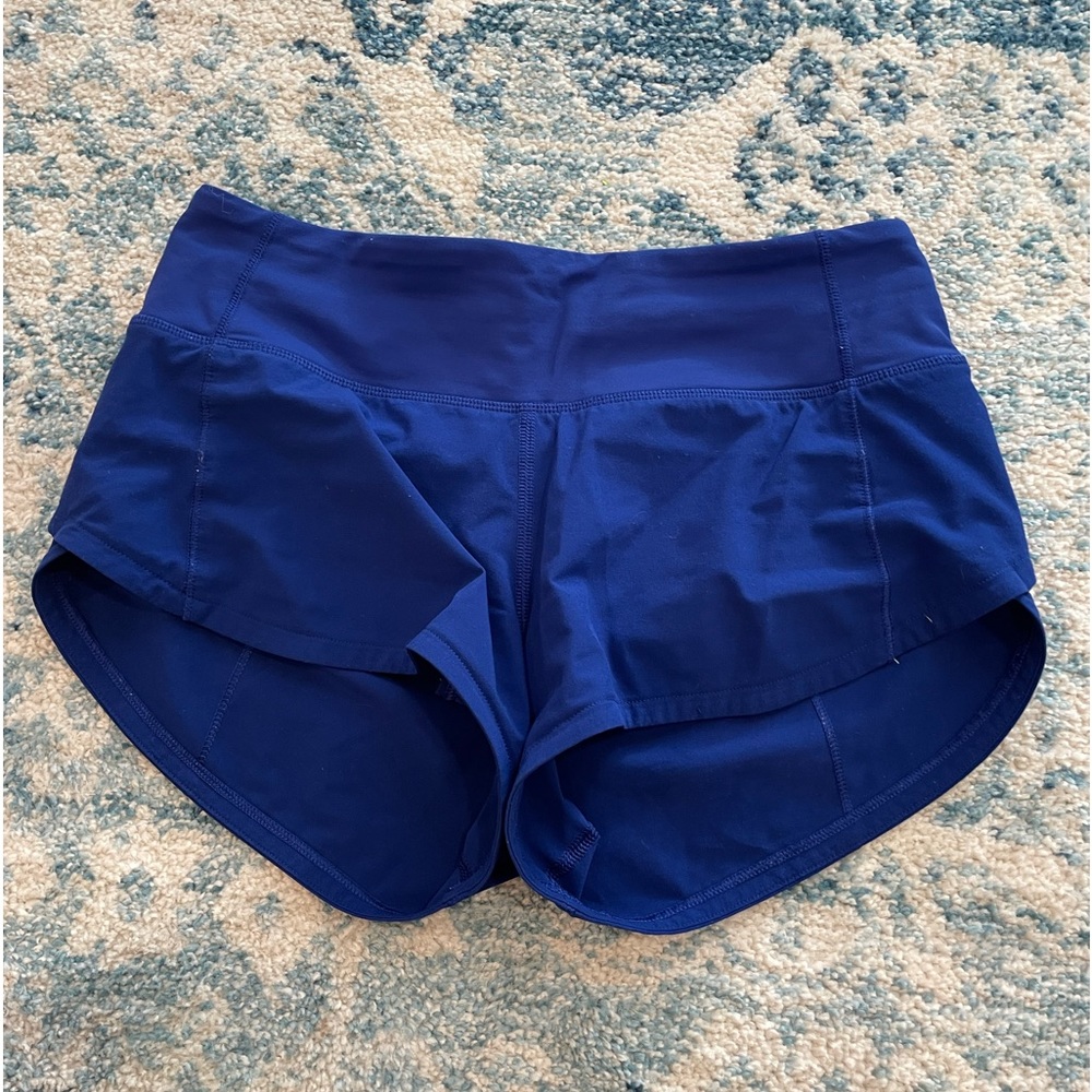 Lululemon Speed Up 2.5” LR shorts | Discontinued Royal Blue | Size 0